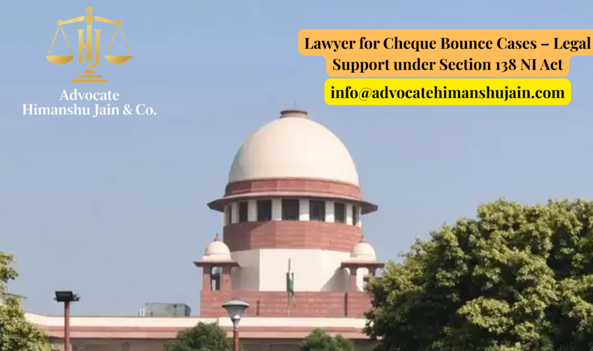 Lawyer for Cheque Bounce Cases Under these circumstances, it will be highly necessary to hire a Lawyer to file Cases on Cheques Bouncing.