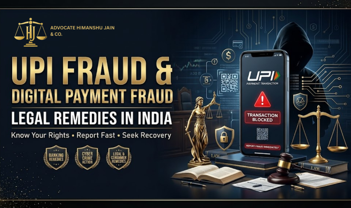 UPI Fraud & Digital Payment Fraud: Legal Remedies in India