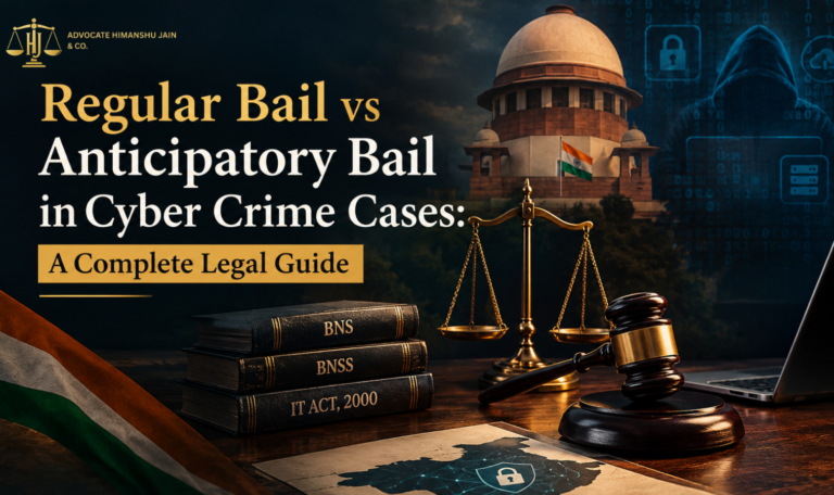 Regular Bail vs Anticipatory Bail in Cyber Crime Cases | Complete Guide