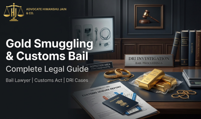 Lawyer for Bail in Gold Smuggling & Customs Cases