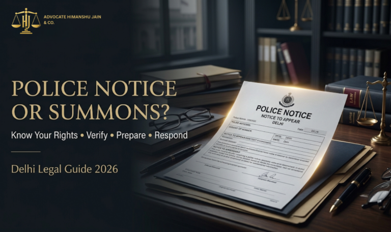 Police Notice or Summons in Delhi: What to Do Next (2026)